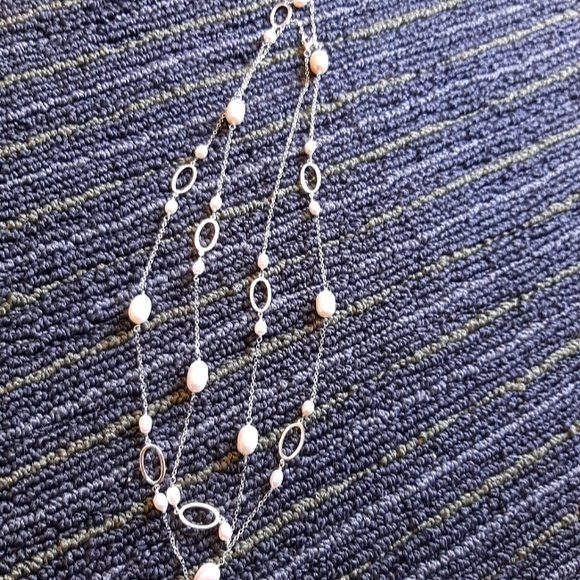 Freshwater Pearls Sterling Silver Necklace - Picture 4 of 7